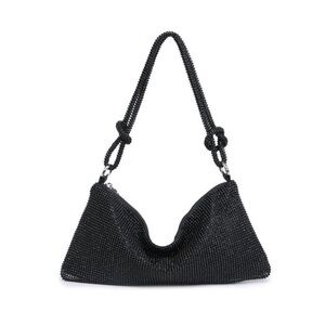 Whitehouse BlackMarket Black Beaded Women's Bag NWOT